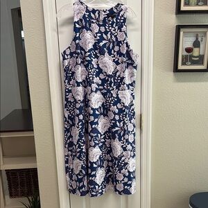 Banana Republic Blue and White Halter Sundress for Weddings